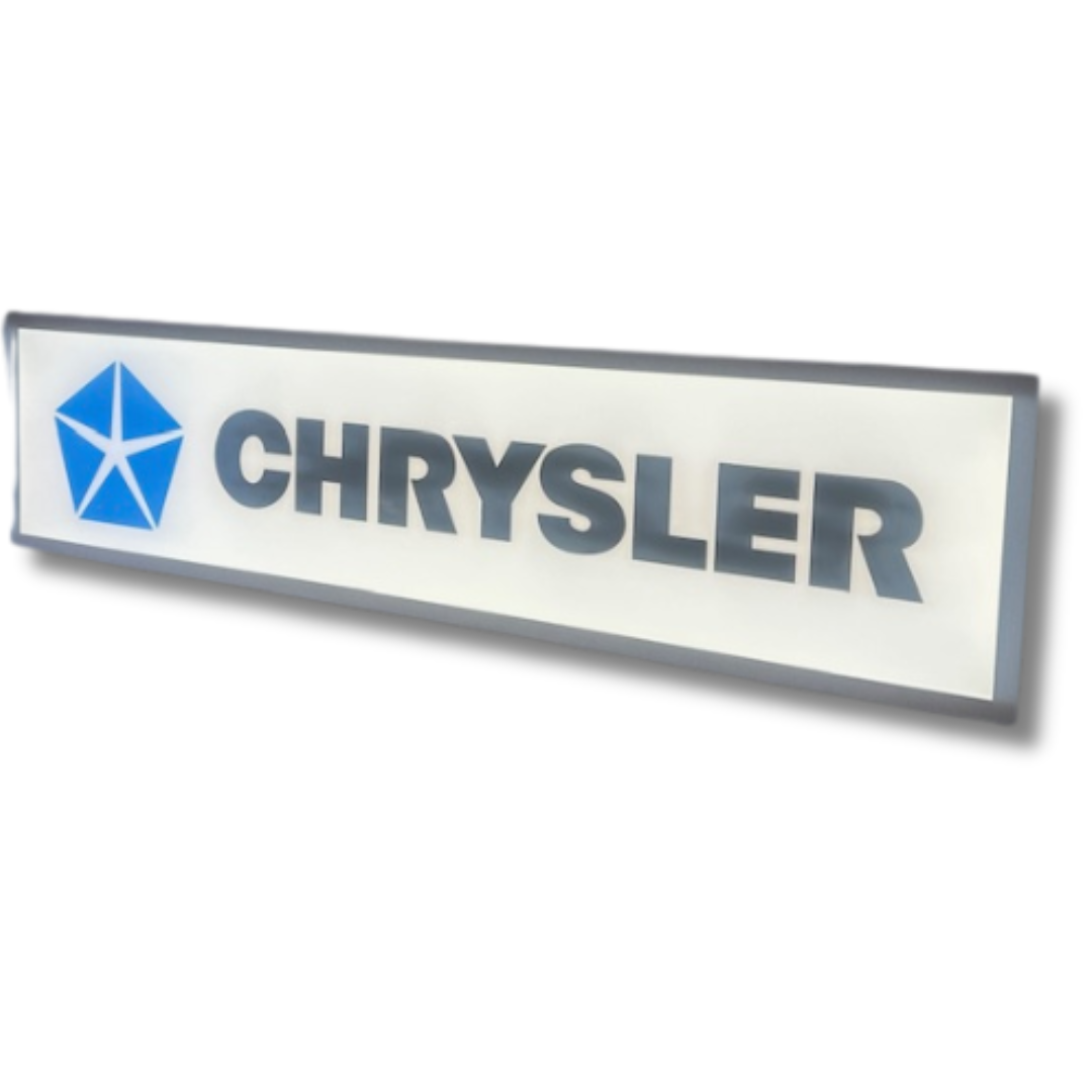 Chrysler Light Up Sign 1200MM
