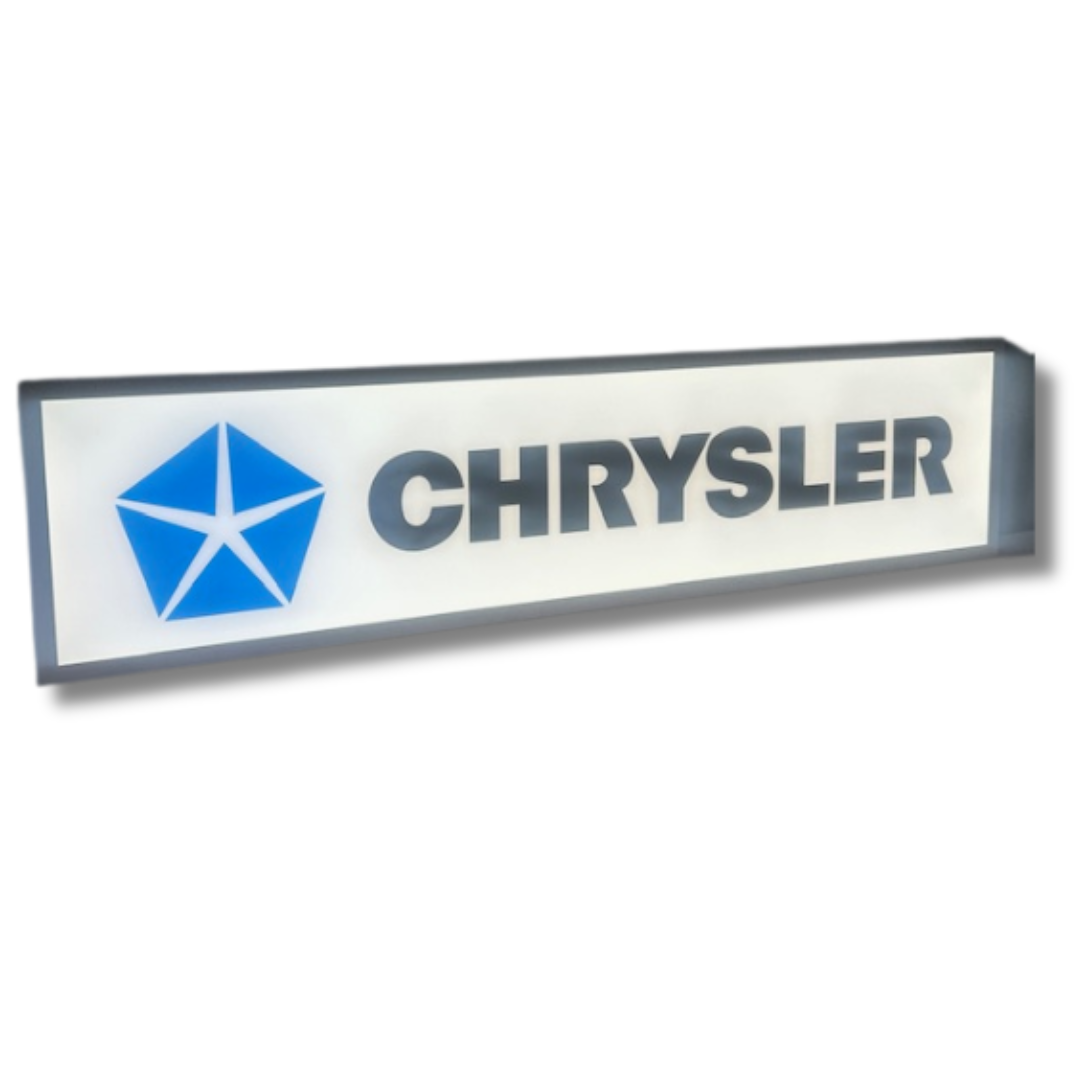 Chrysler Light Up Sign 1200MM