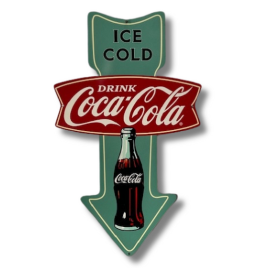 Coke Arrow Wall Sign