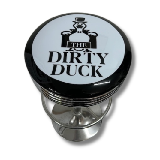Dirty Duck Retro Bar Stool