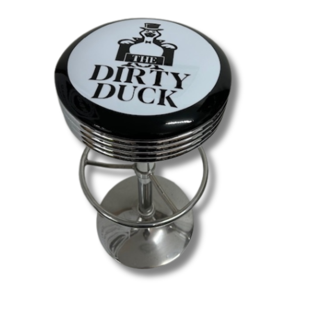 Dirty Duck Retro Bar Stool
