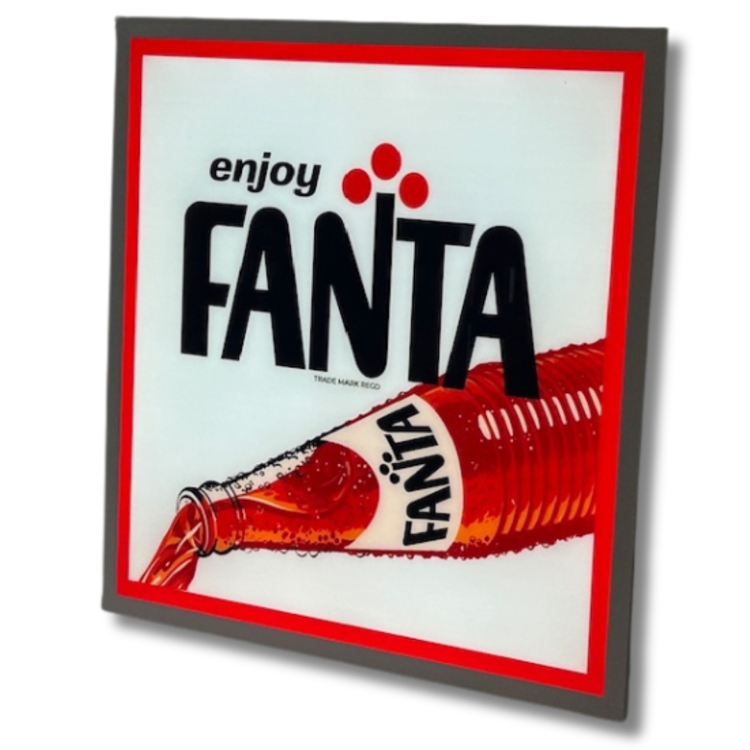 Fanta Light Up Sign 600 x 600MM