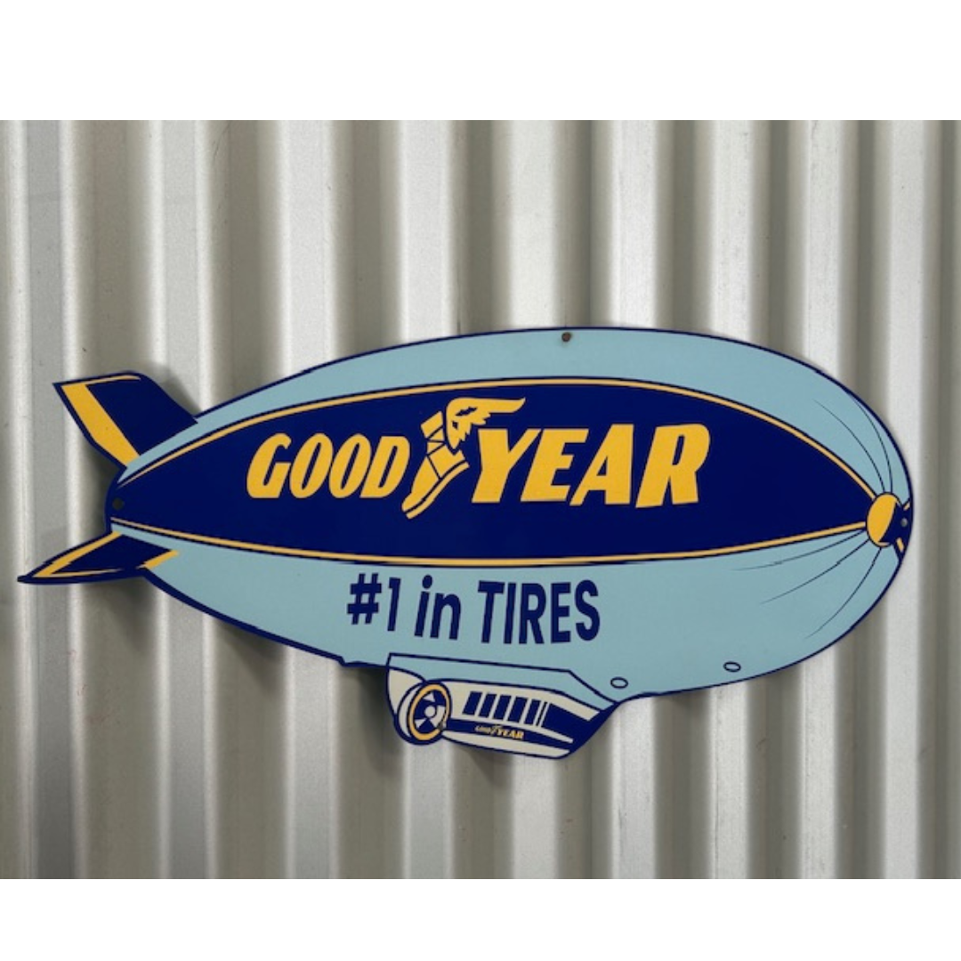 Good Year Blimp Wall Sign