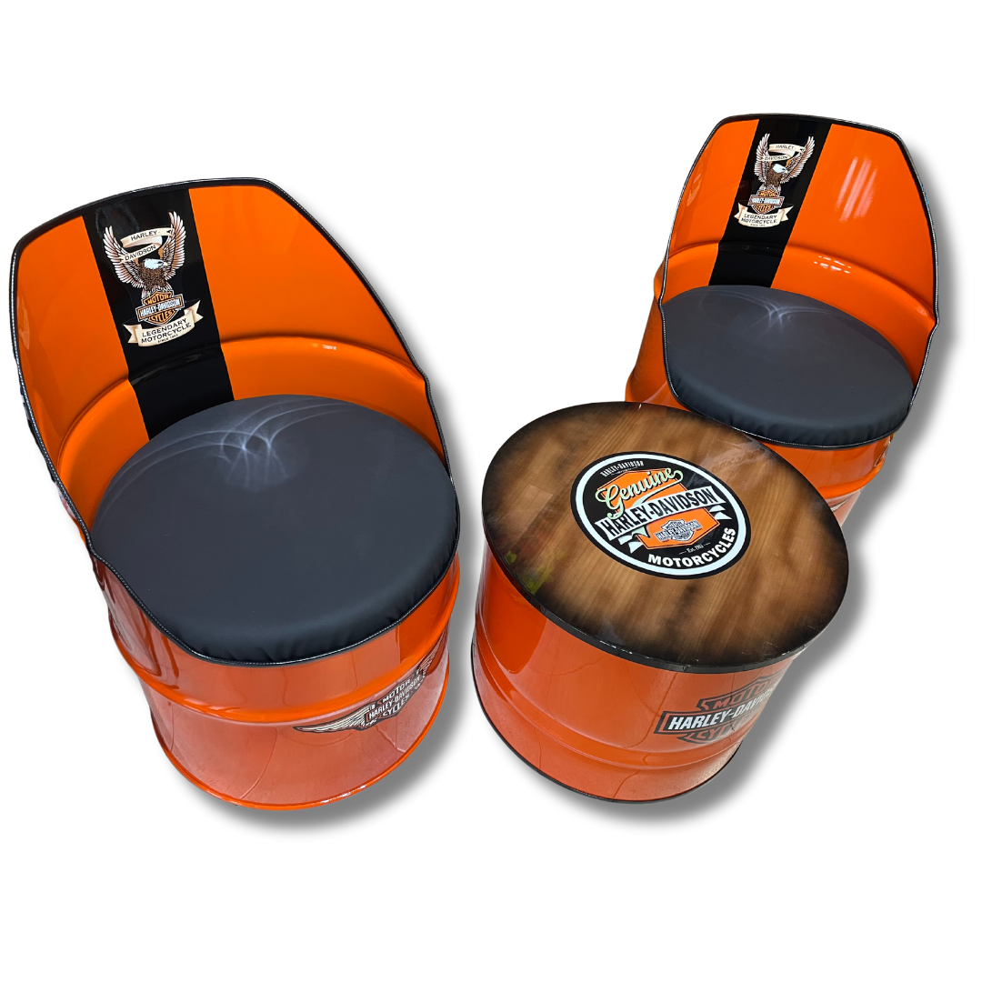 Harley Legend Coffee Table & Chair Set