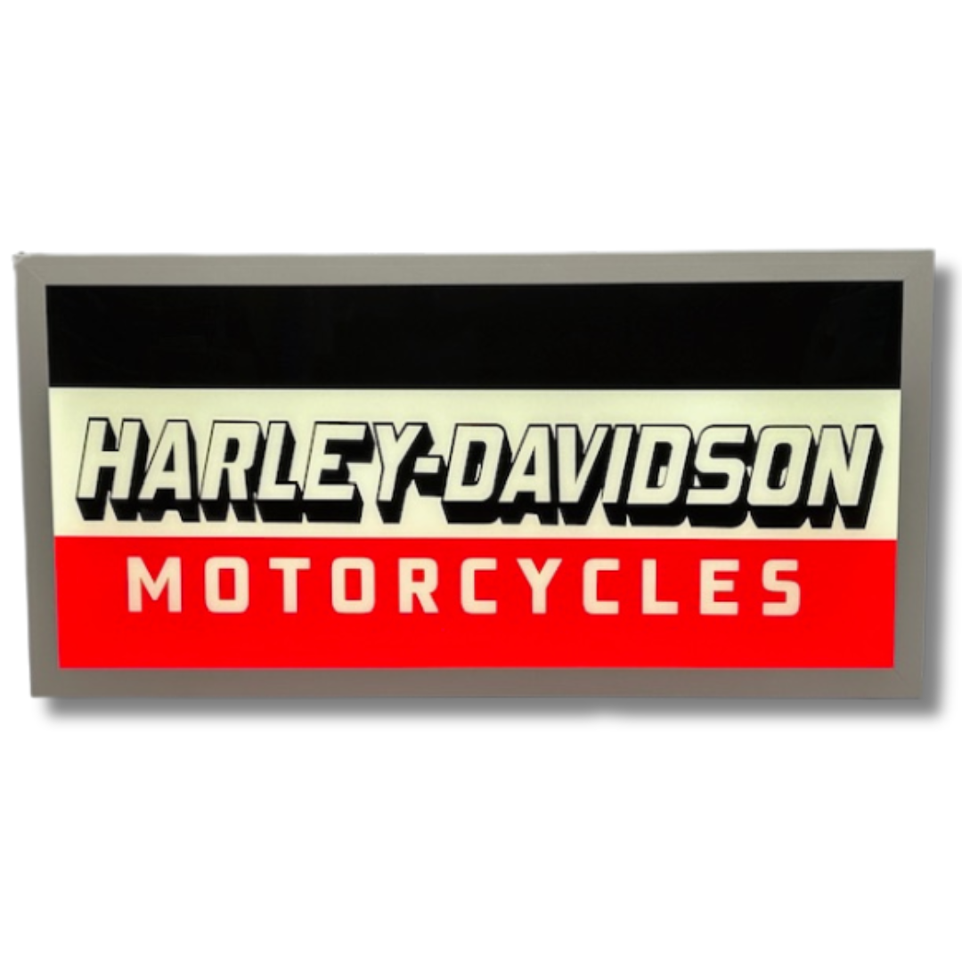 Harley Motorcycles Light up Sign 600 x 300MM