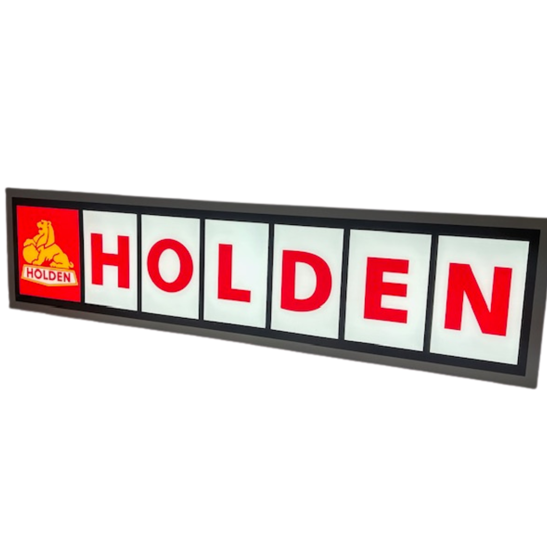 Holden Retro Light Up Sign 1200MM