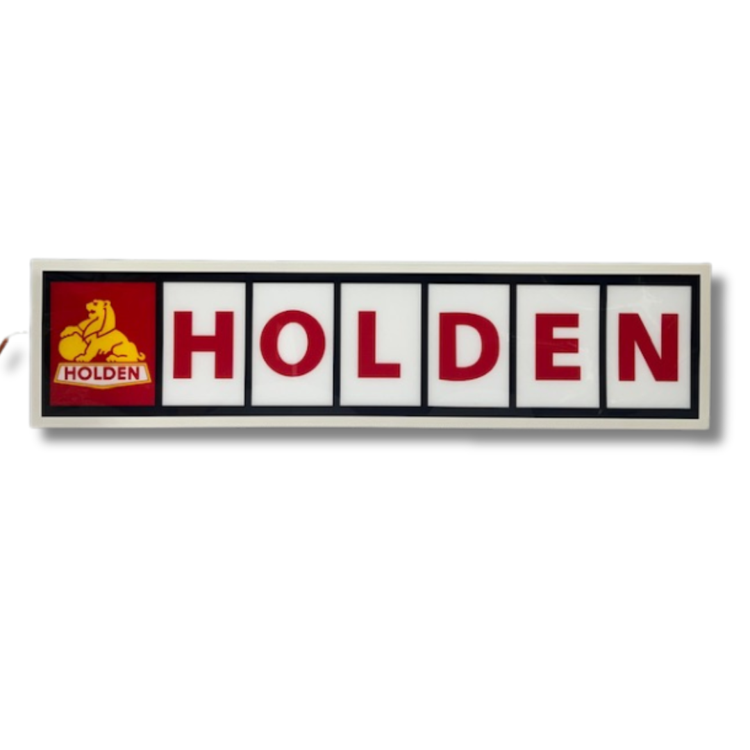 Holden Retro Light Up Sign 1200MM