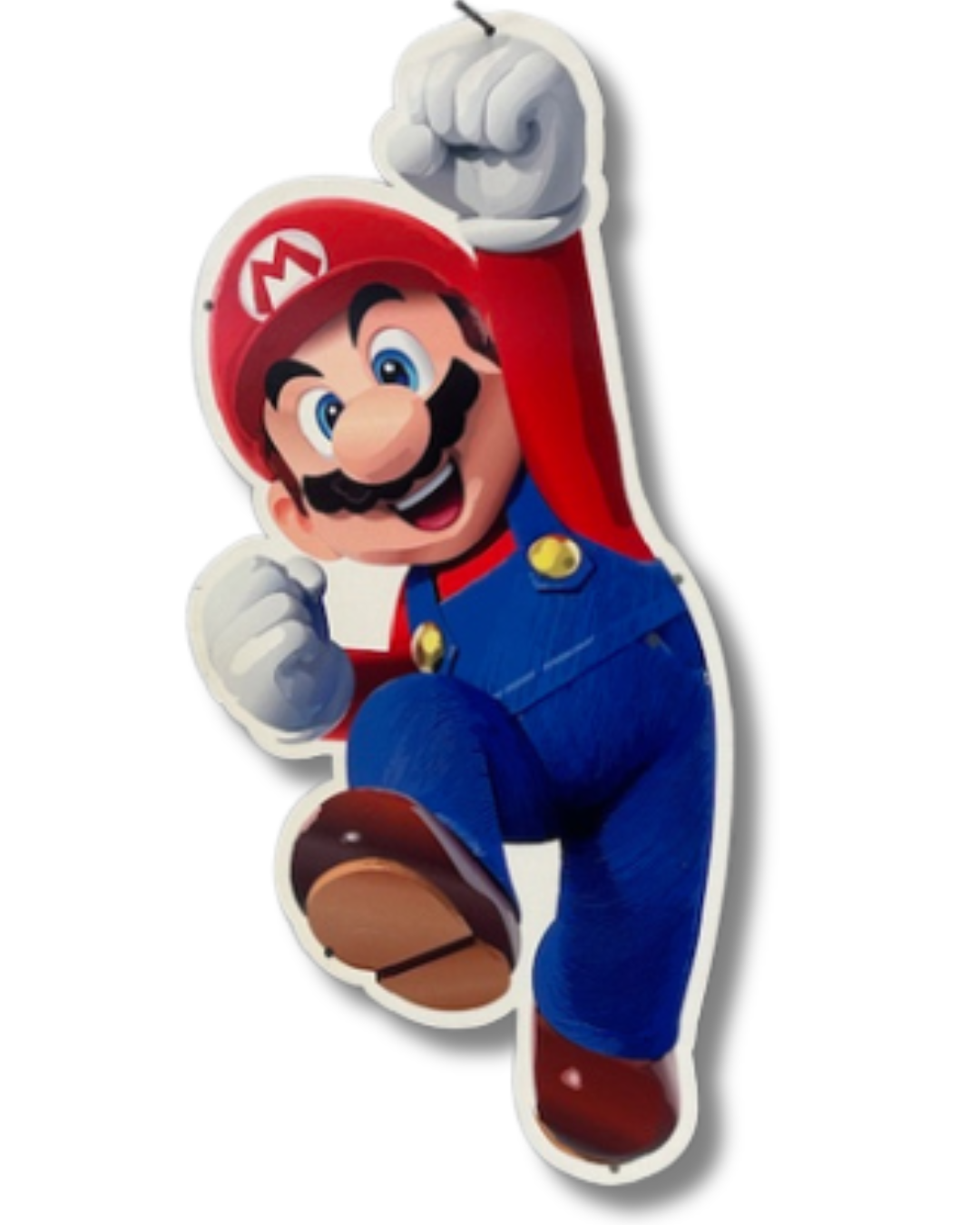 Jumping Mario Wall Sign