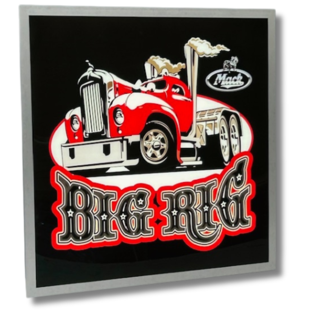 Mack Big Rig Light Up Sign 600 x 600MM
