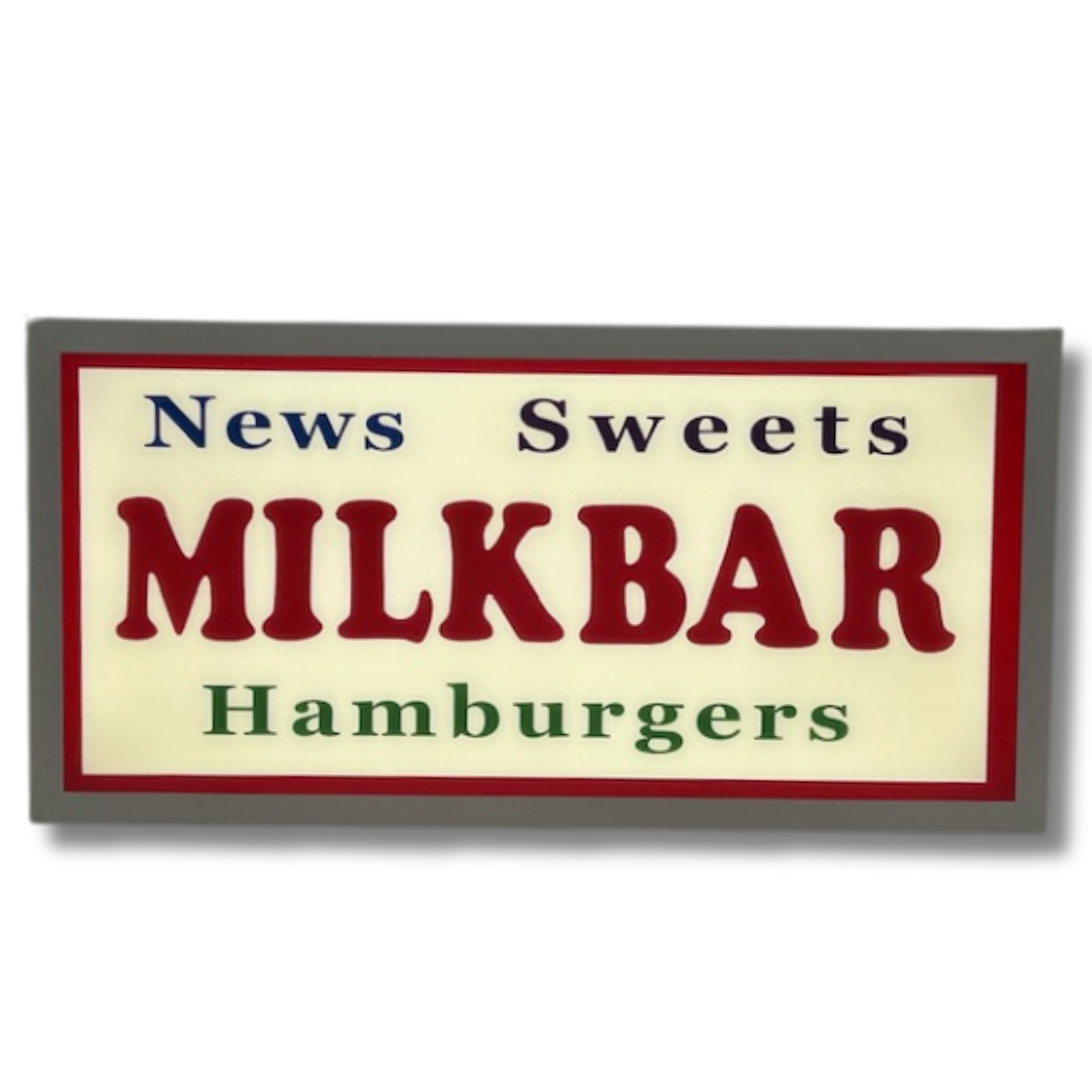 Milkbar Light up Sign 600 x 300MM