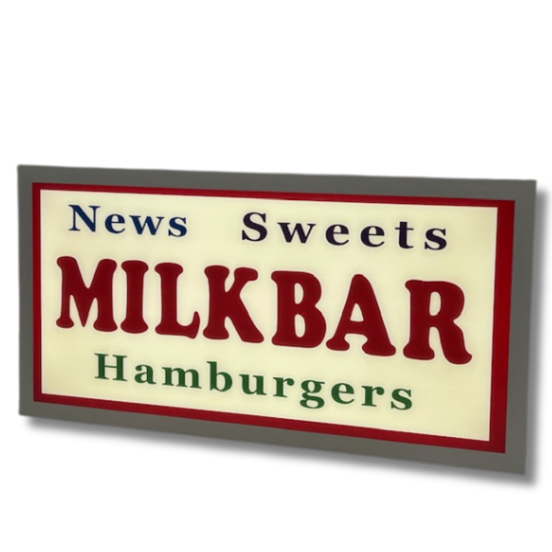 Milkbar Light up Sign 600 x 300MM
