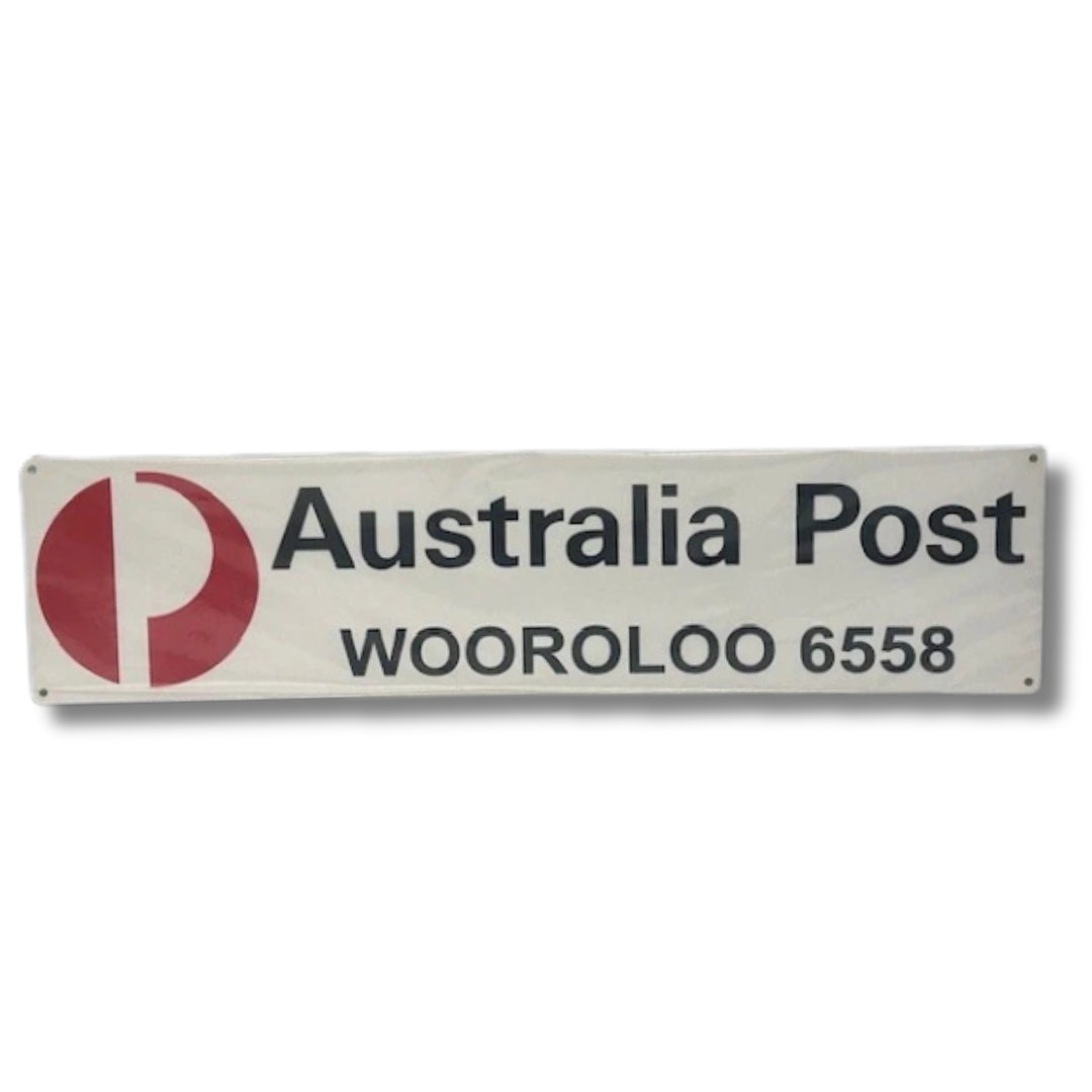 Custom Name Post Office Wall Sign