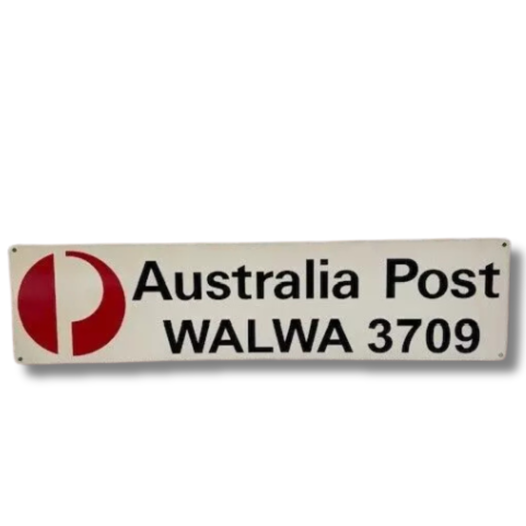 Custom Name Post Office Wall Sign