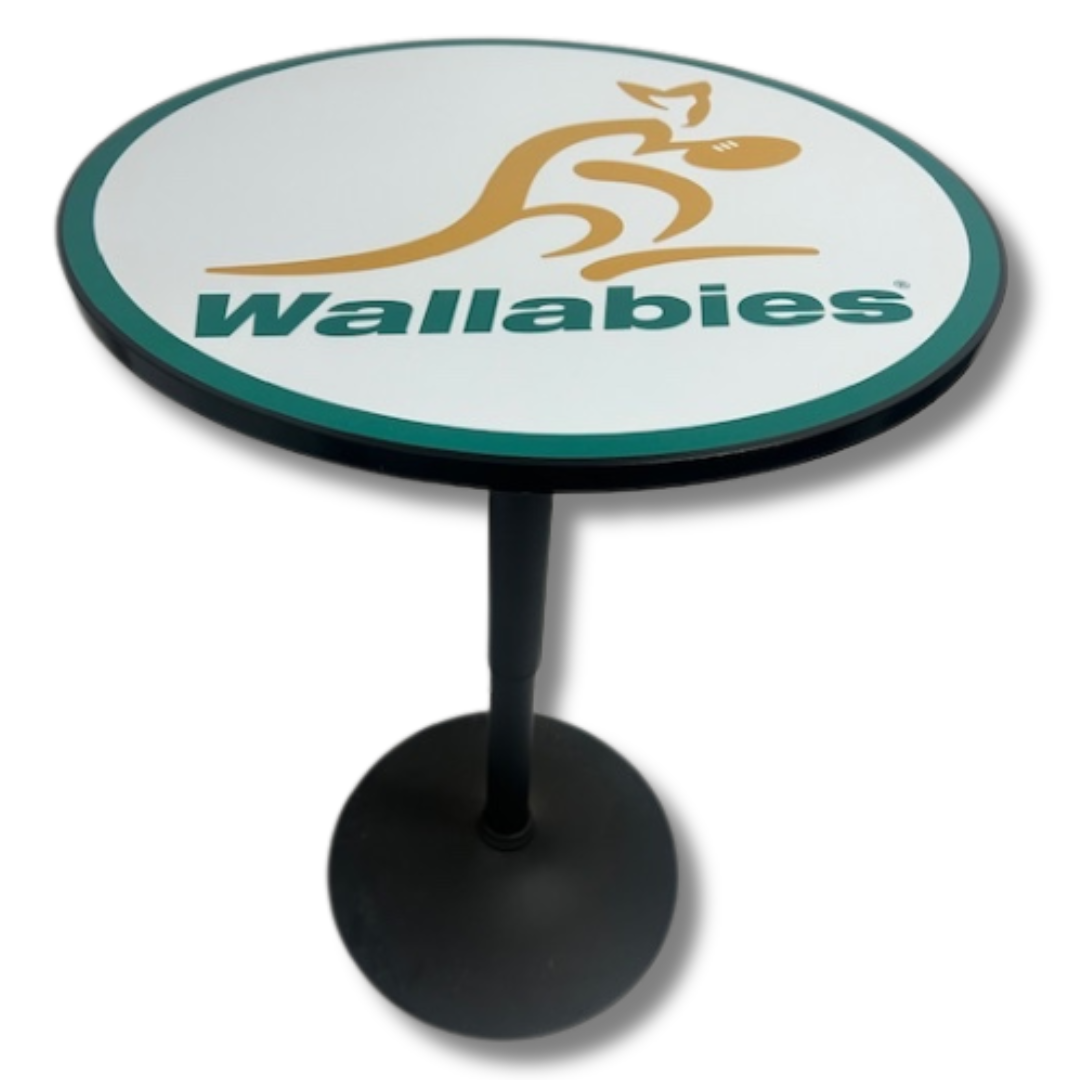 Wallabies Black Bar Table
