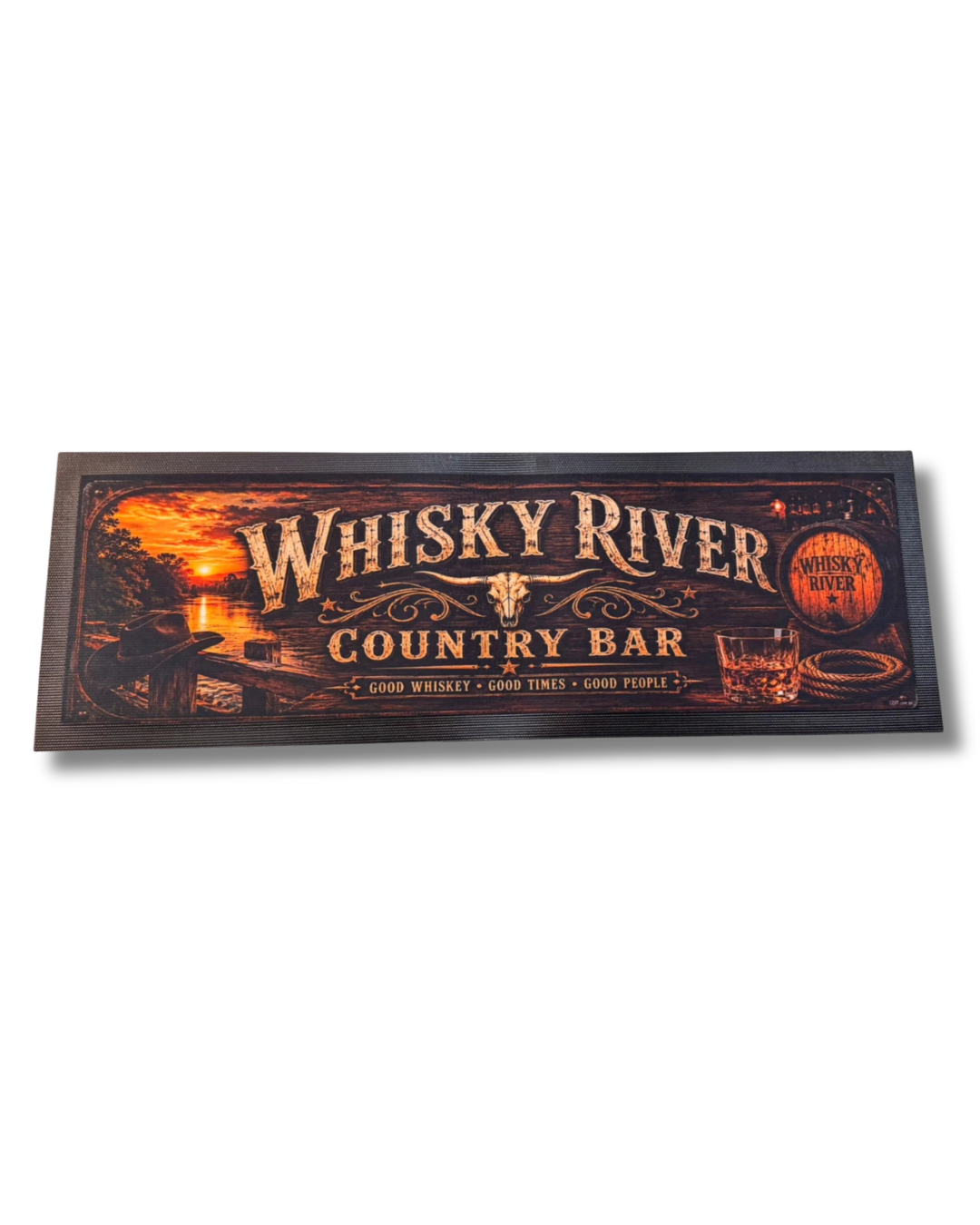 Whiskey River Premium Bar Runner