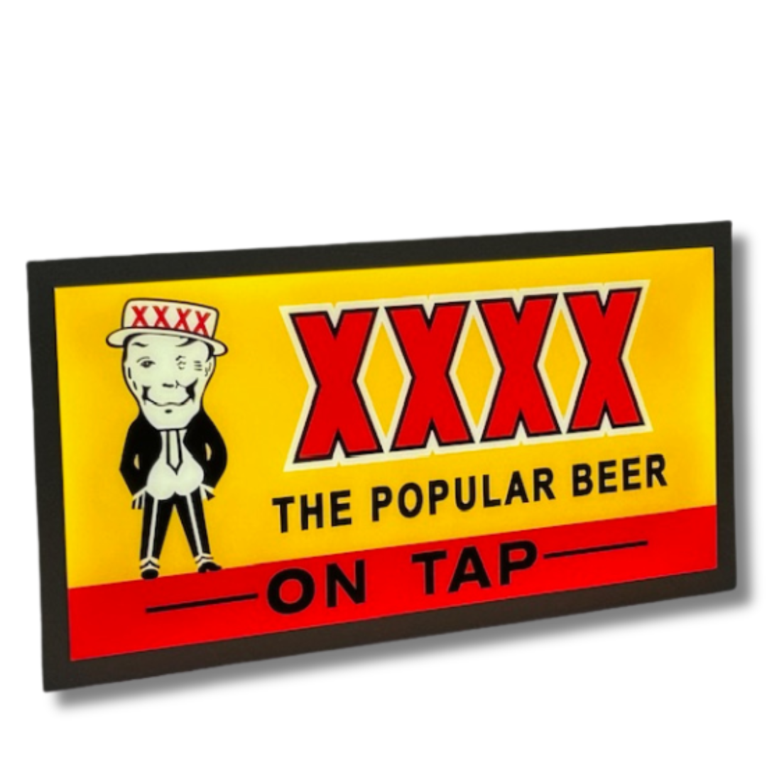XXXX On Tap Light up Sign 600 x 300MM