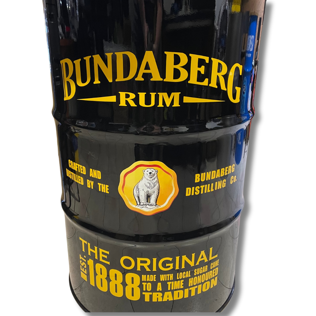 Yellow Bundy Drum Table