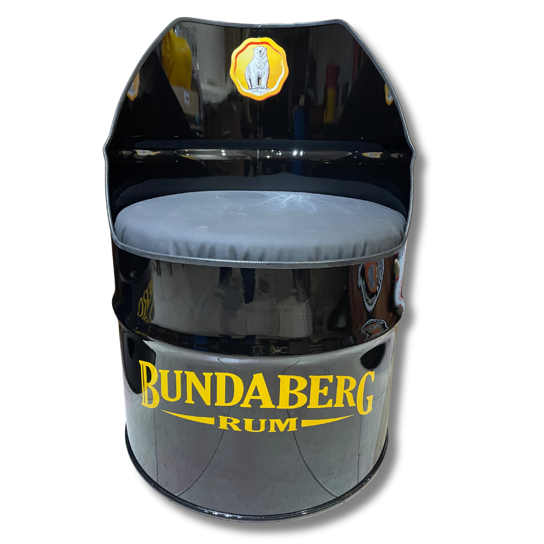 Bundaberg Rum Yellow Coffee Table & Chairs