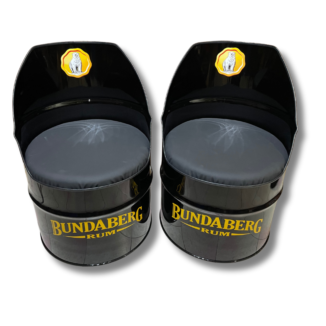 Bundaberg Rum Yellow Coffee Table & Chairs