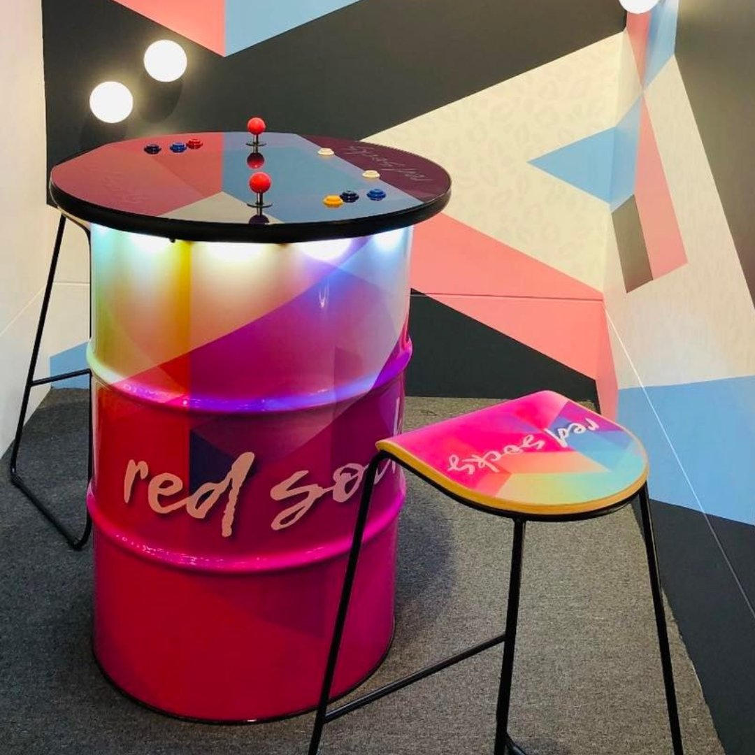 Are you searching for a unique custom piece that's a blast from the past? Then the Custom Drum Arcade Machine has been created just for you. This allows you to put a slice of your personality into your Man Cave with this fully customisable machine.