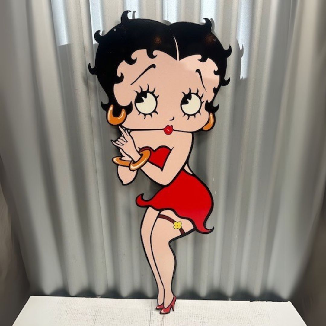Betty Boop Wall Sign Metal Signs