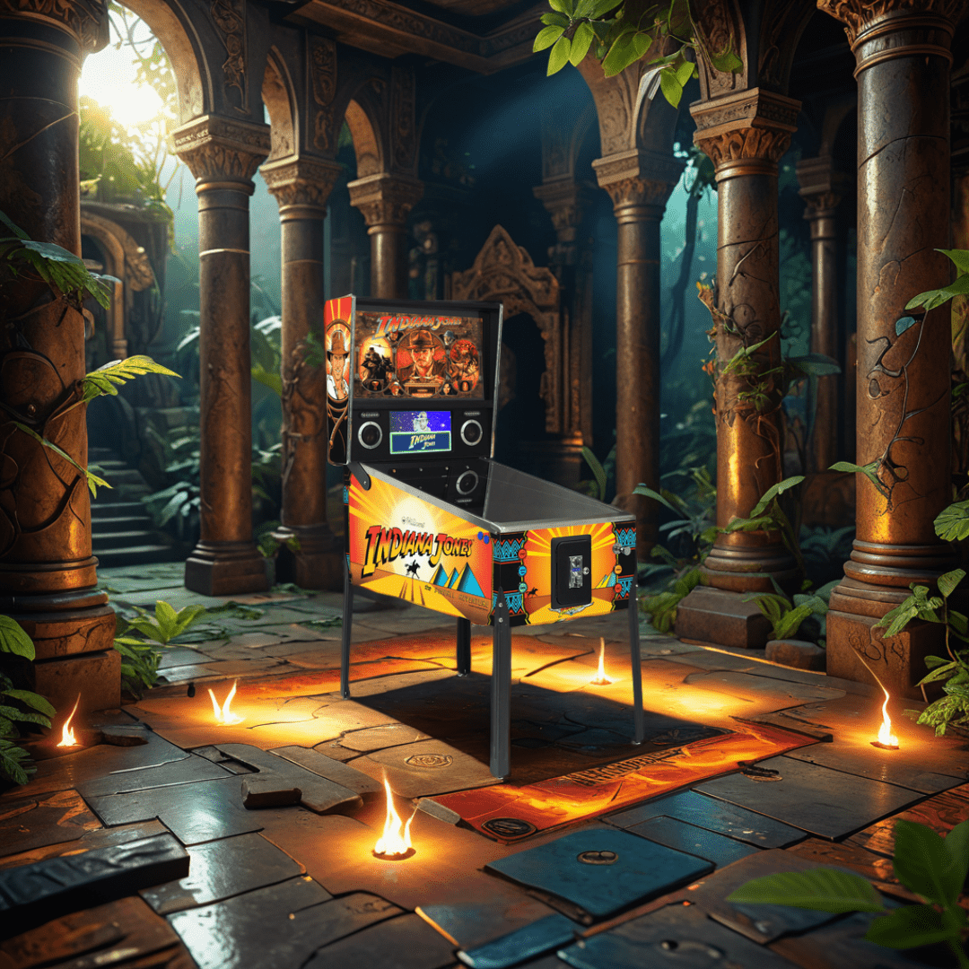 Indiana Jones Virtual Pinball Machine Premium Pinball Machine Premium