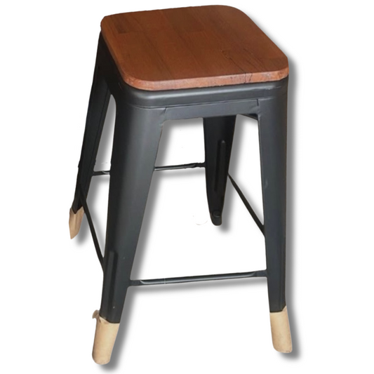 Custom Wood top stool