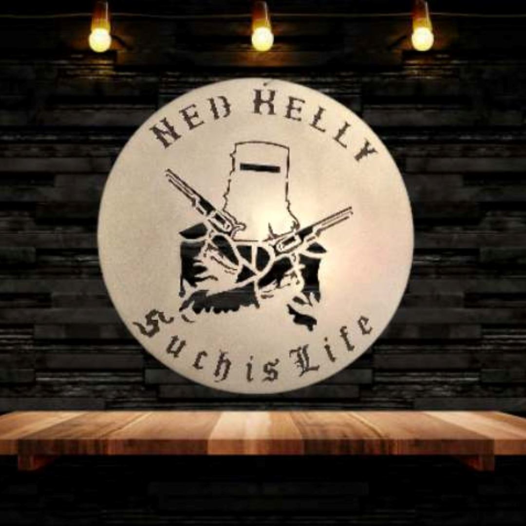 Ned Kelly Metal Sign Metal Signs