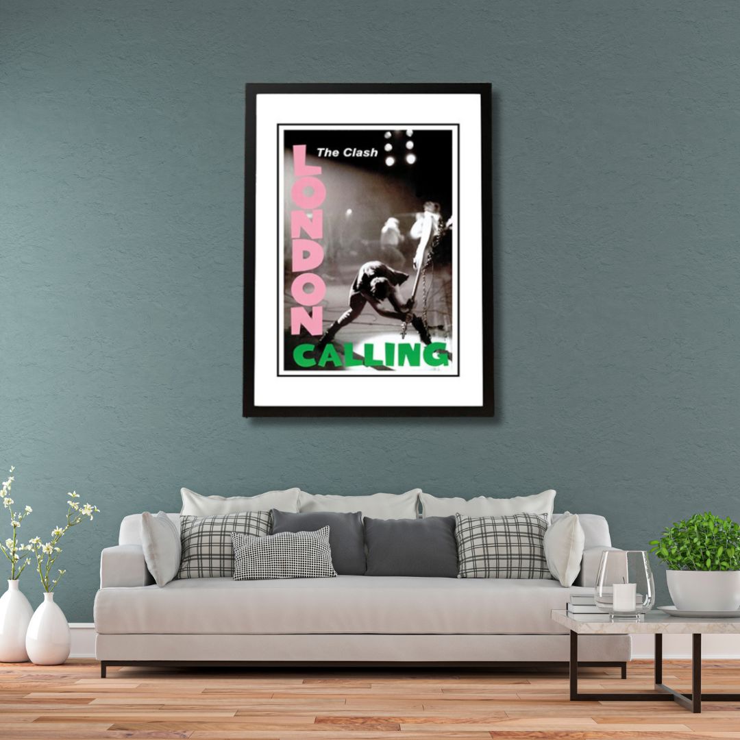 The Clash Framed Band Poster