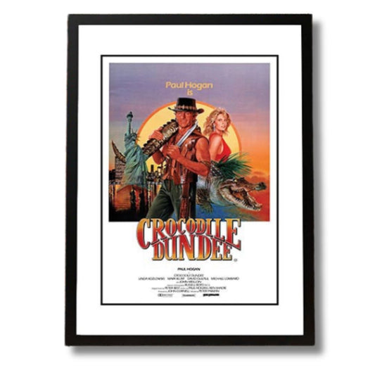 Crocodile Dundee Framed Movie Poster