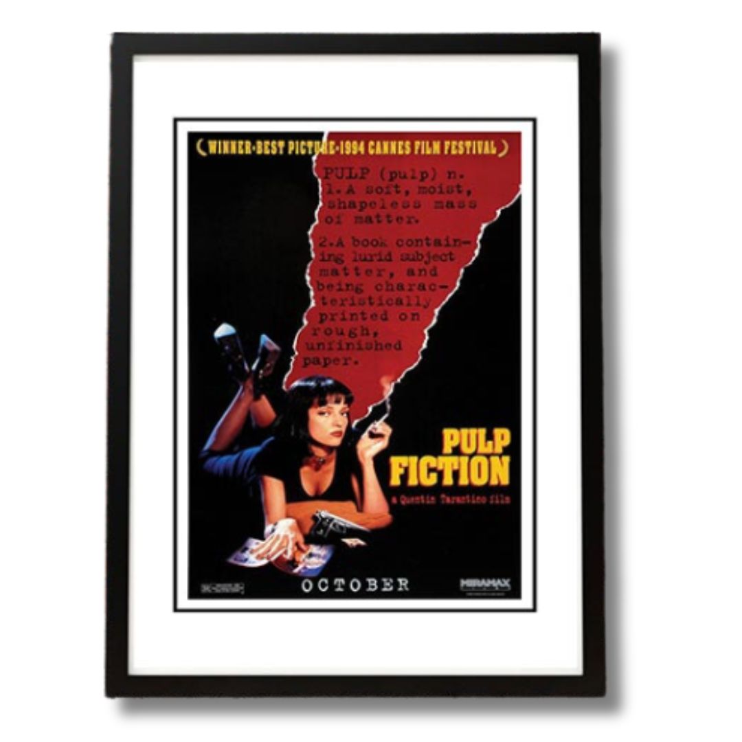 Pulp Fiction Framed Movie Poster