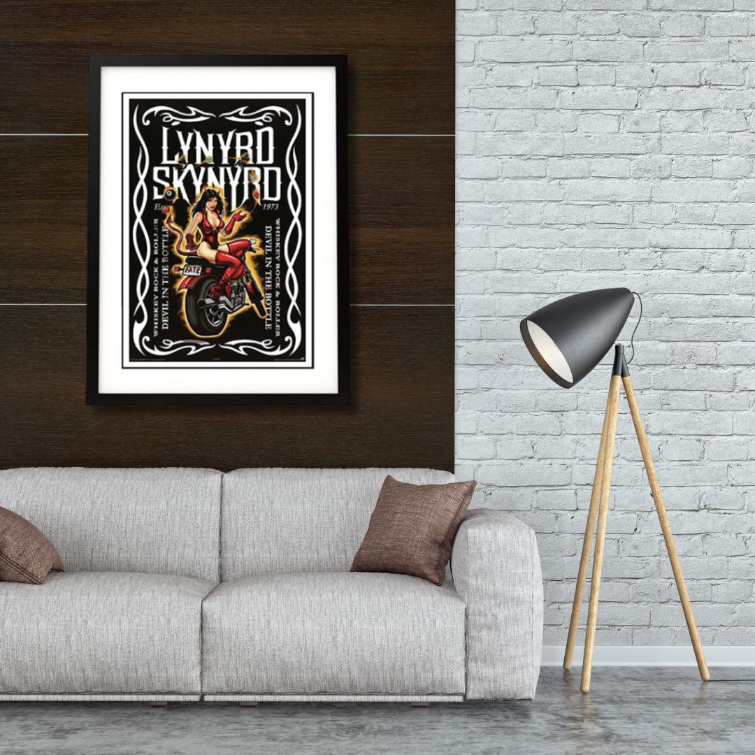Lynyrd Skynyrd Framed Band Poster Poster