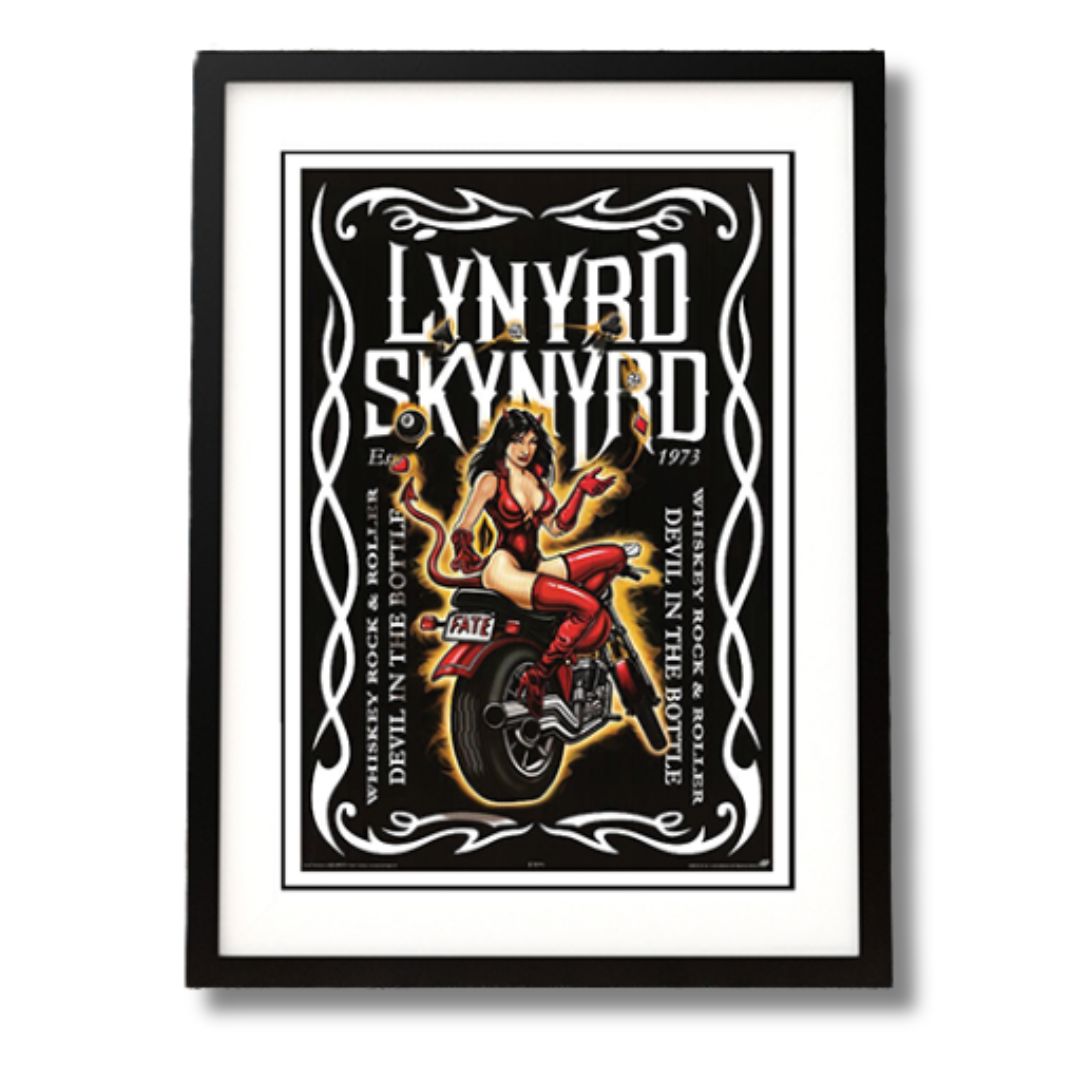 Lynyrd Skynyrd Framed Band Poster Poster