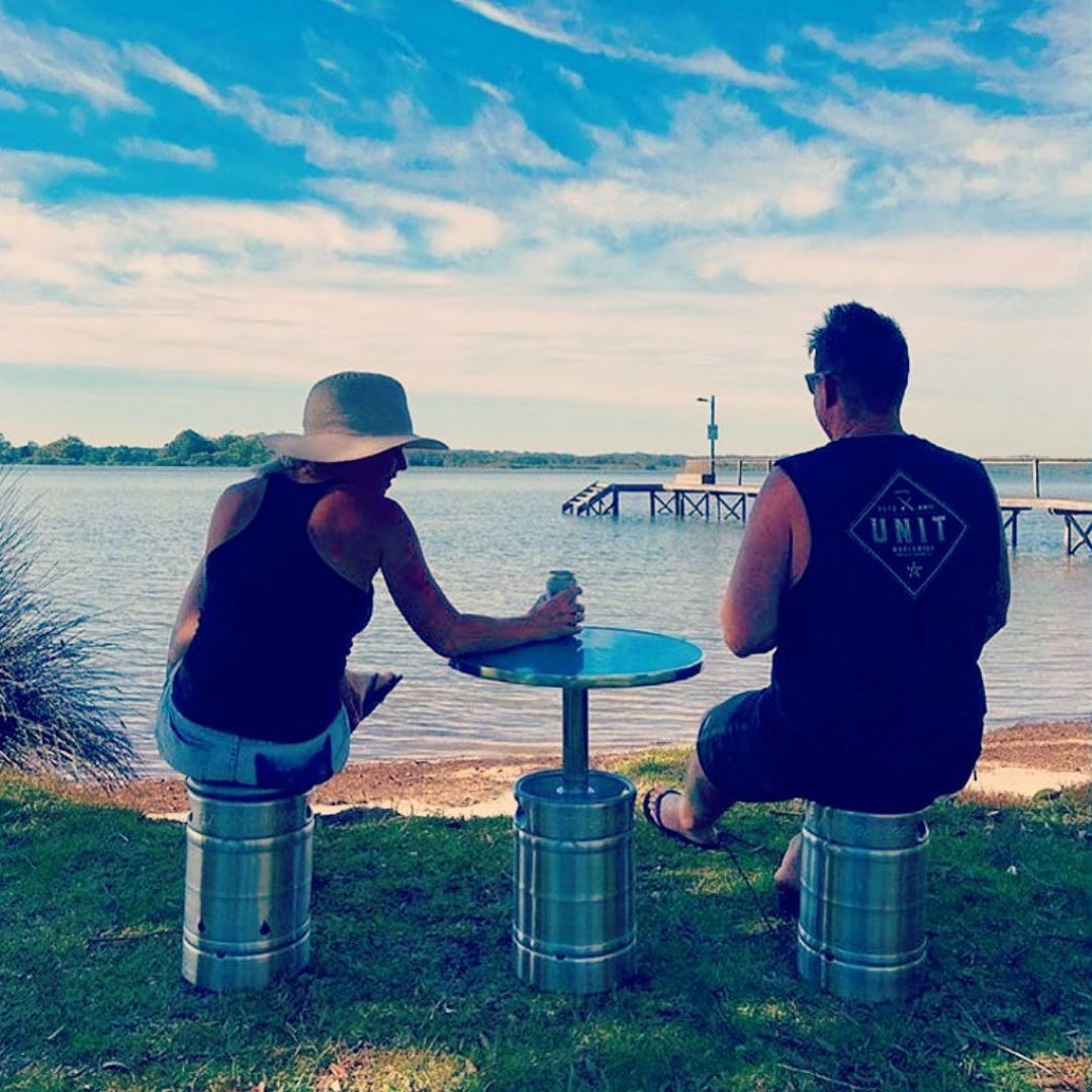 Small Keg Stool & Table Set Keg Furniture