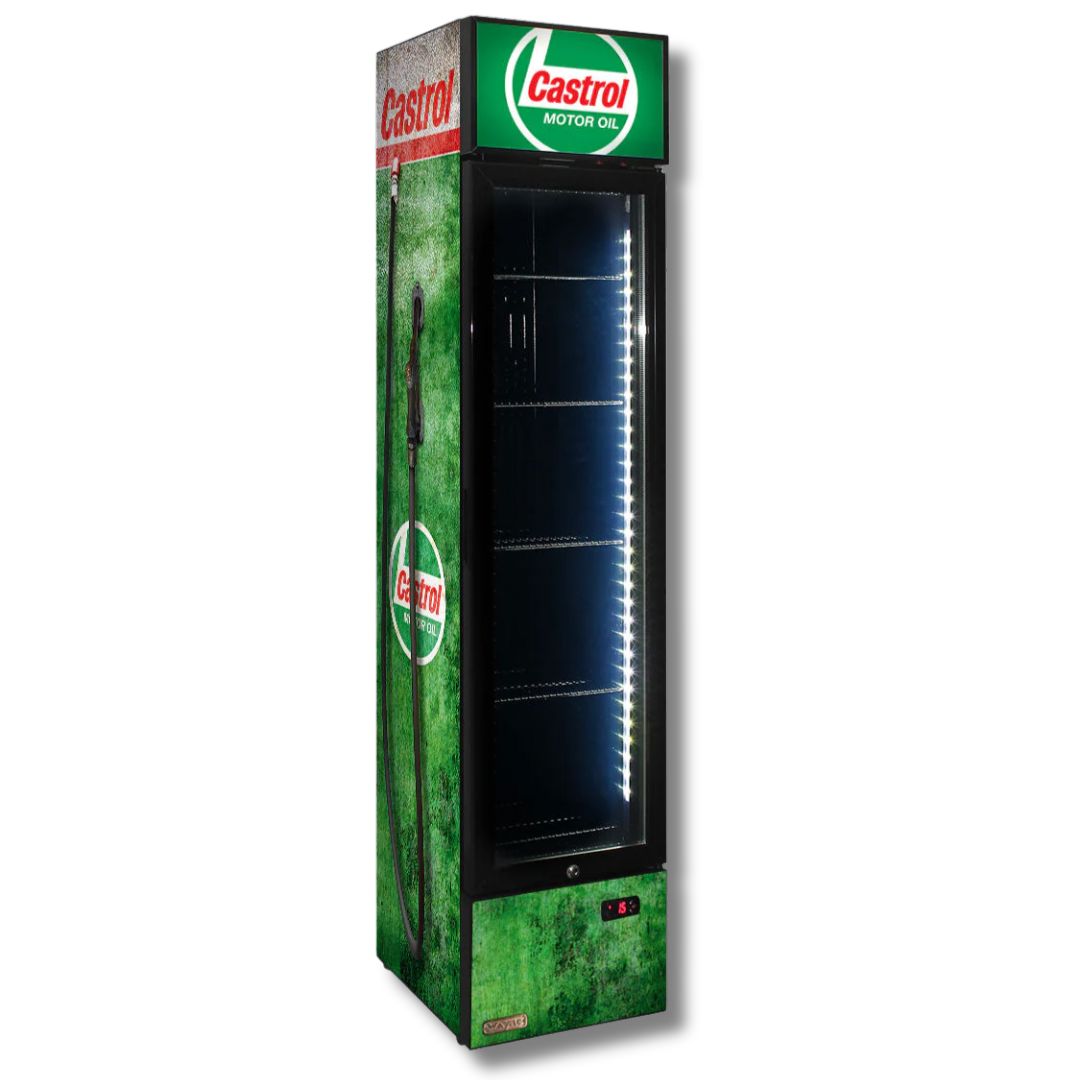Castrol Branded 160LT Upright Bar Fridge Refrigerators