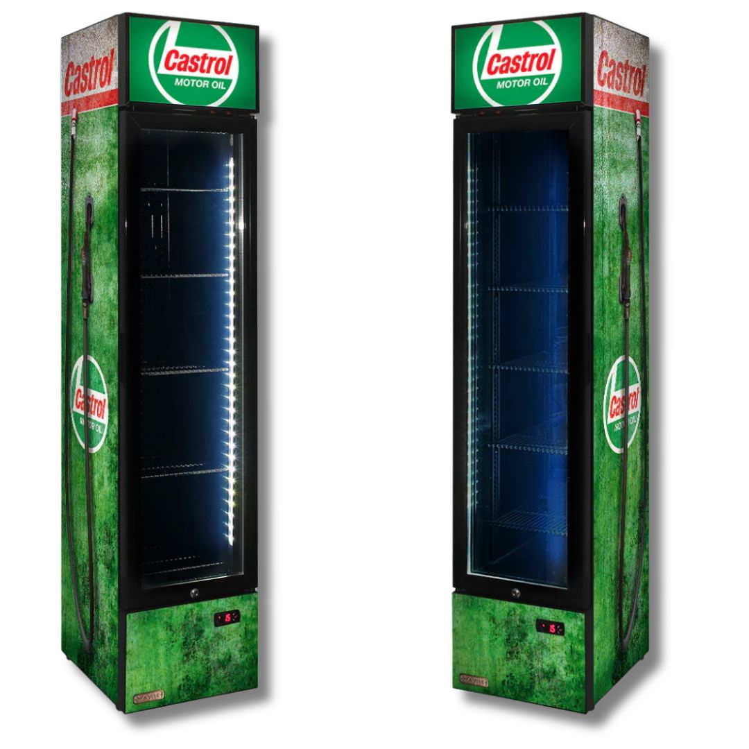 Castrol Branded 160LT Upright Bar Fridge Refrigerators