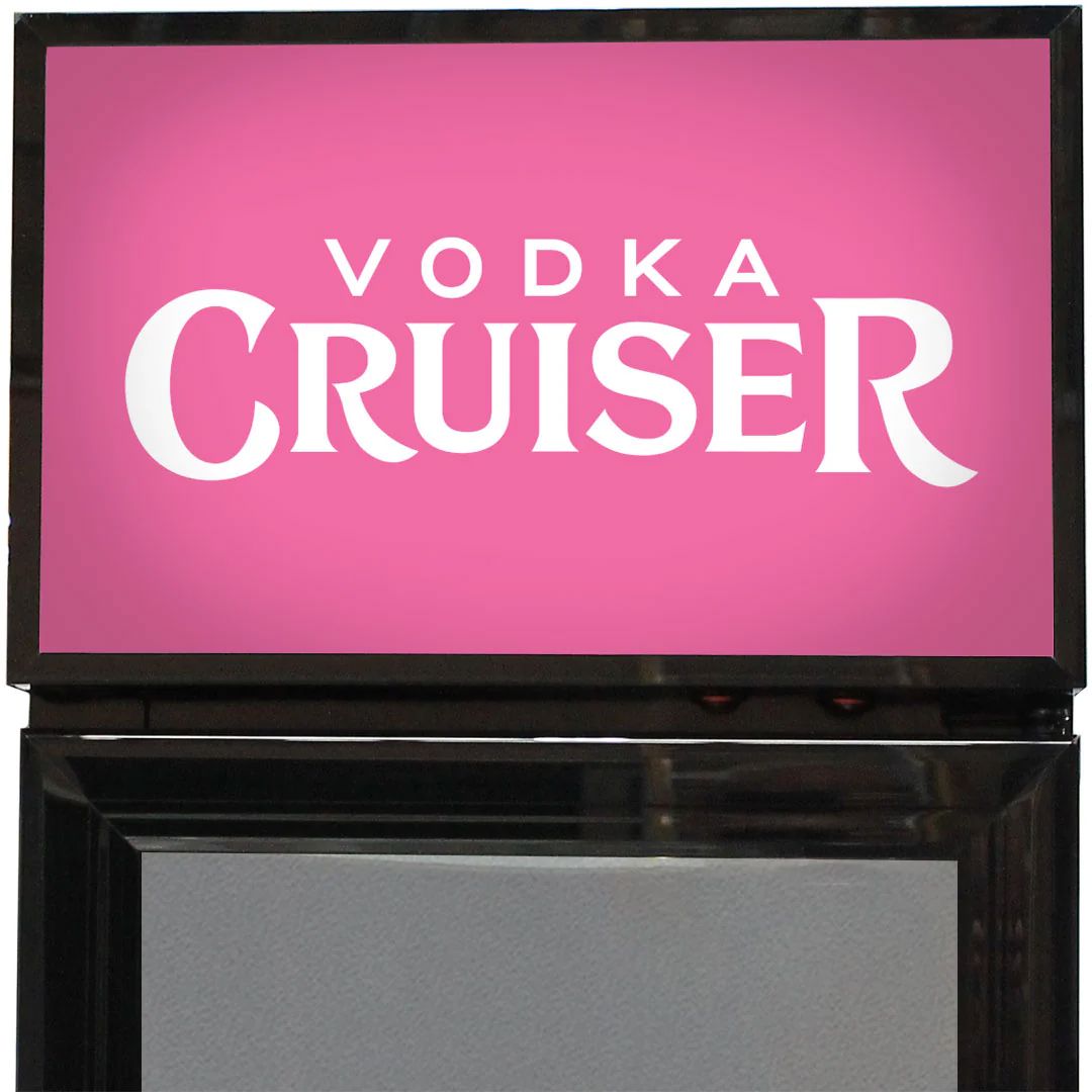 Vodka Cruiser Branded 160LT Upright Bar Fridge Refrigerators