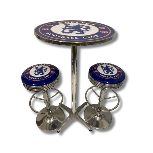 Chelsea Bar Table & Stool Set Retro Bar Table Set