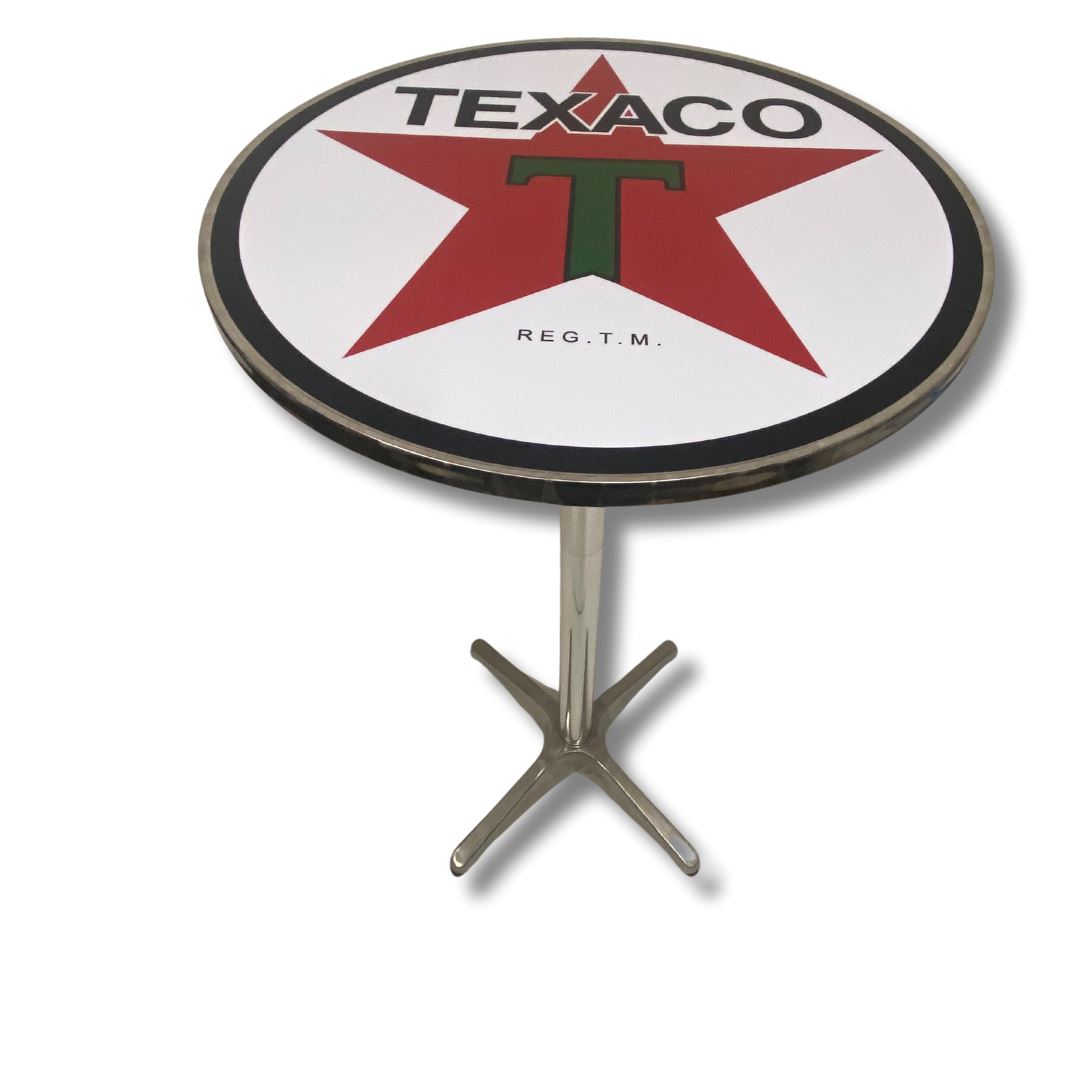 Texaco Bar Table & Stool Set Retro Bar Table Set
