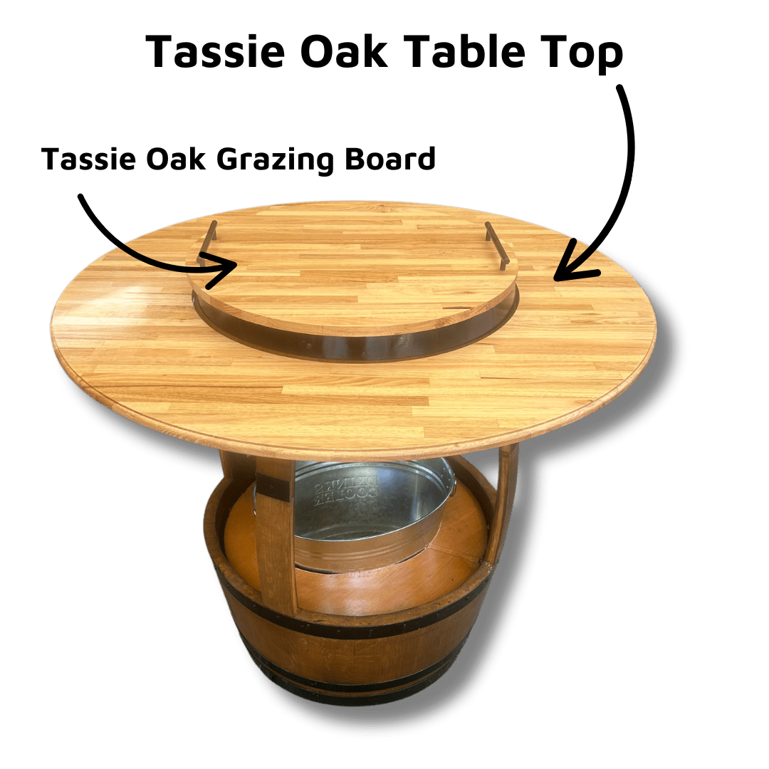 Tasmanian Oak Wine Barrel Table Top