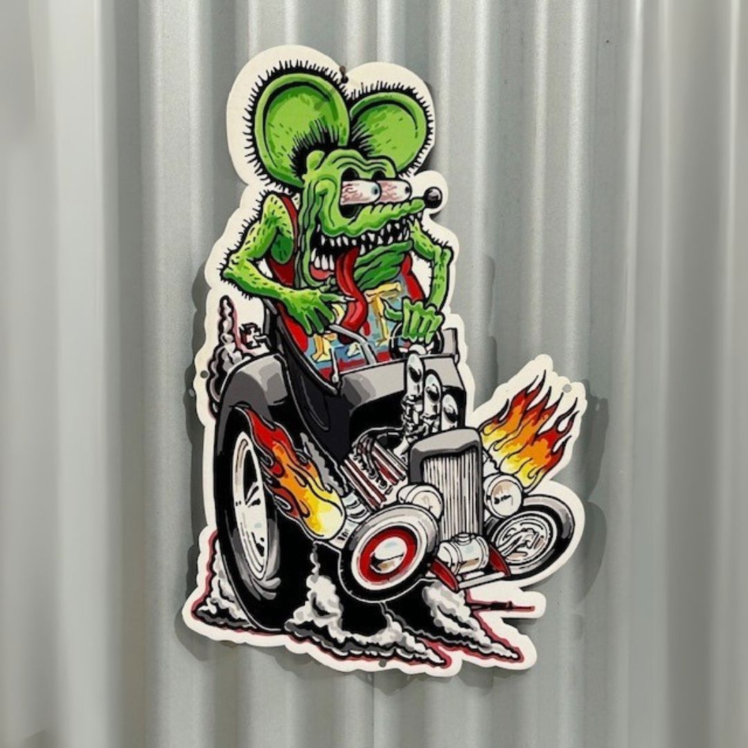 Rat Fink Wall Sign Metal Signs