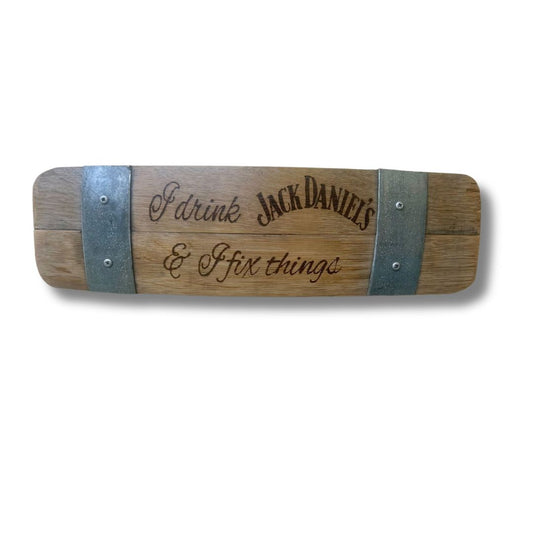 Custom design Wine Barrel Stave Wall Sign Wine Barrel sign