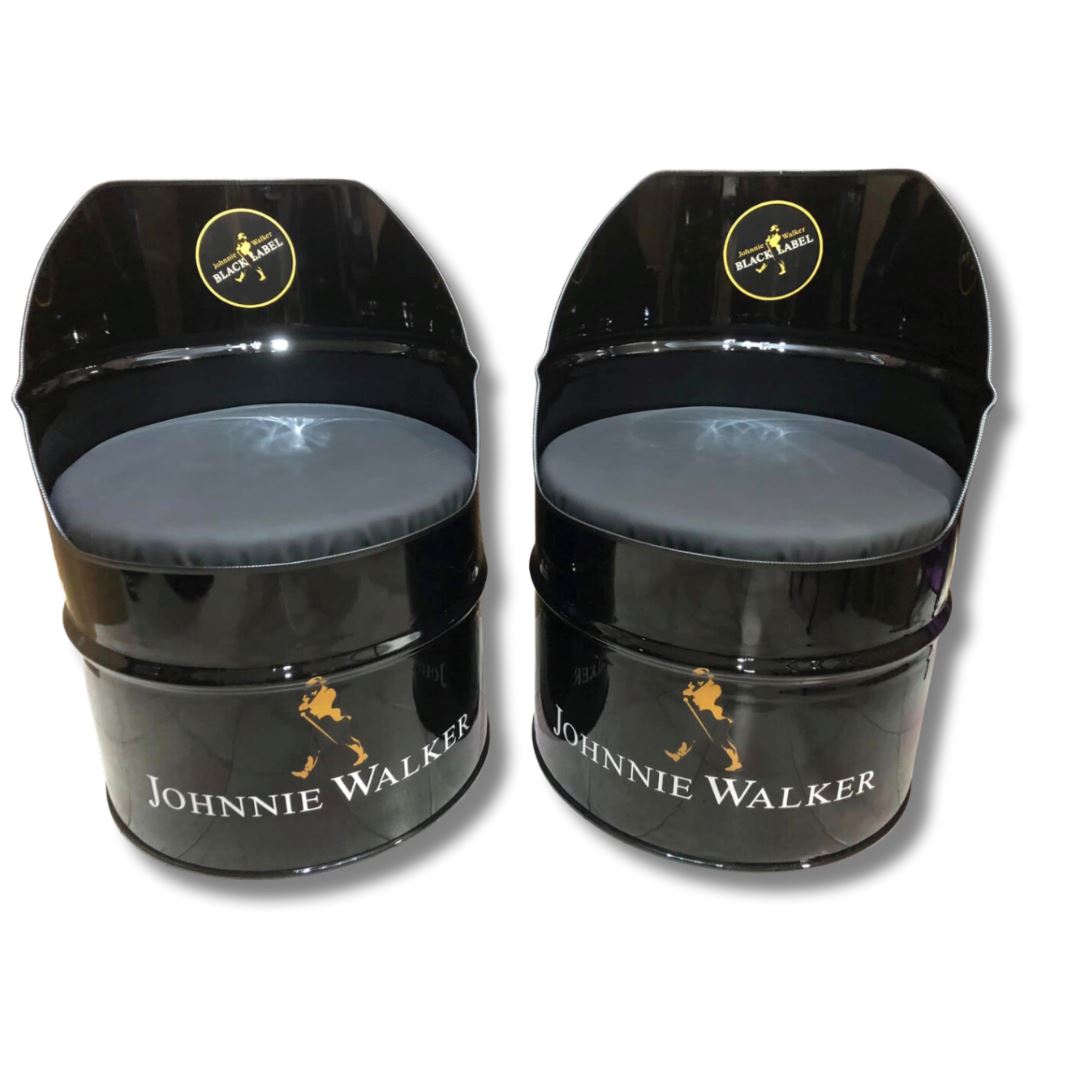 Johnnie Walker Black Drum Seat Drum Barrel