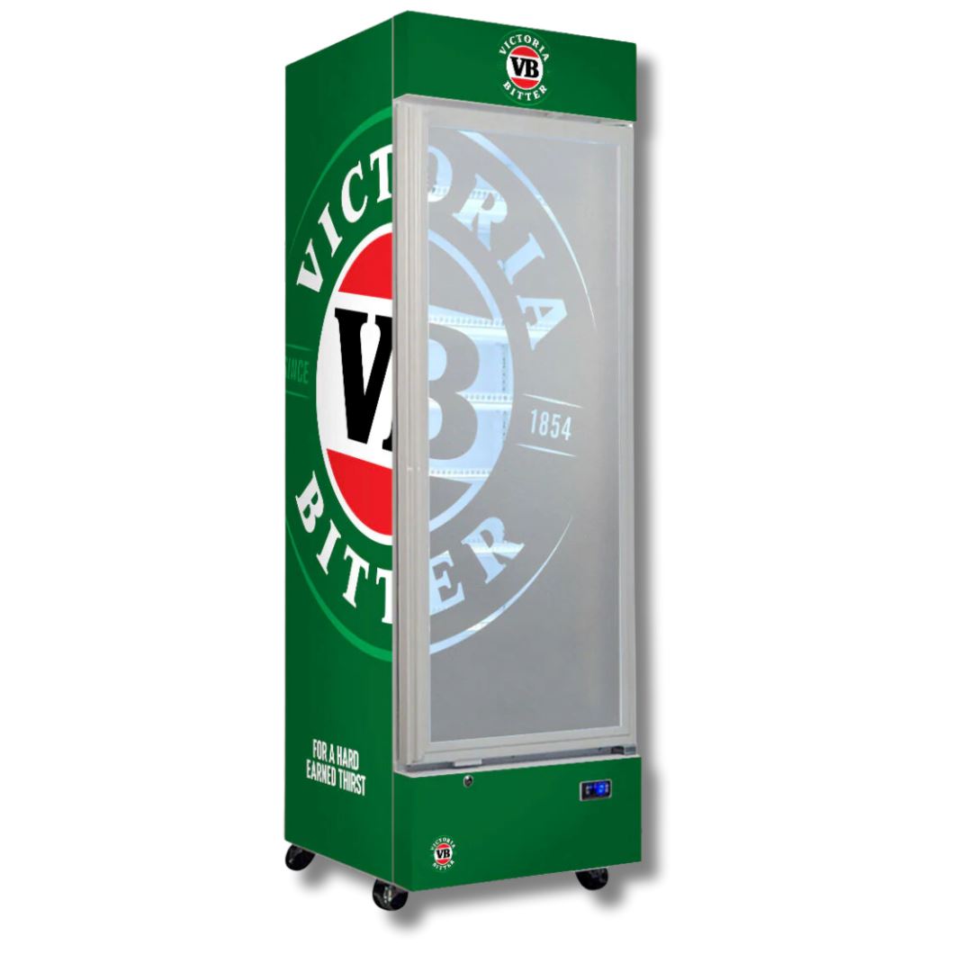 VB Branded 370LT Upright Bar Fridge Refrigerators