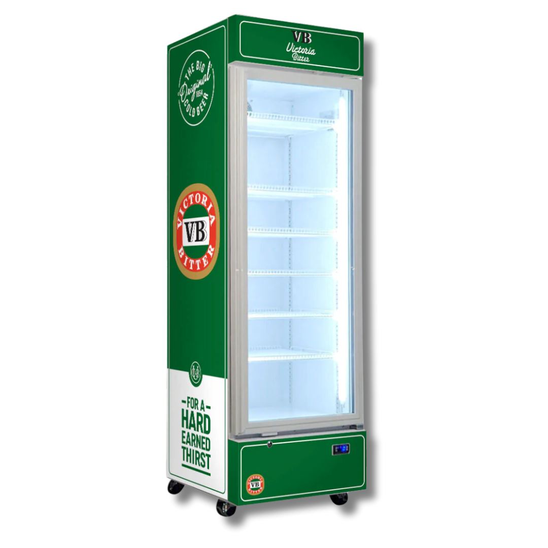 VB Original Branded 370LT Upright Bar Fridge Refrigerators