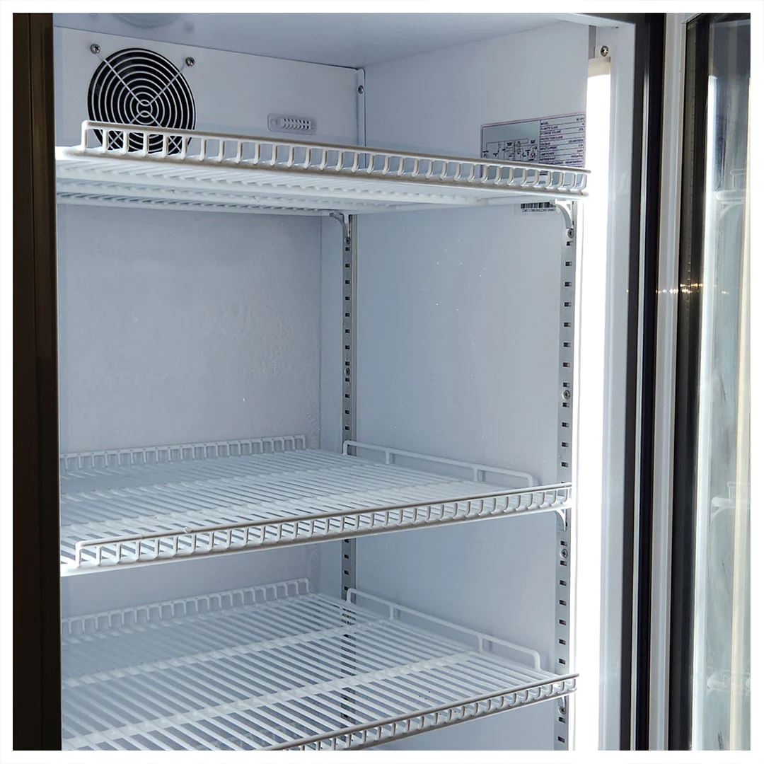 Vodka Cruiser Branded 370LT Upright Bar Fridge Refrigerators