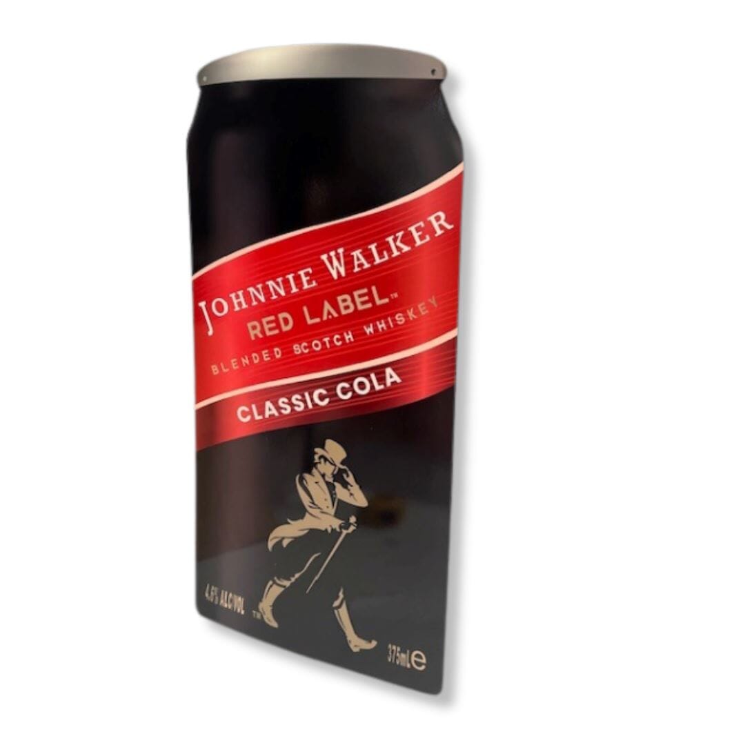 3D Jonnie Walker Can Sign Metal Signs