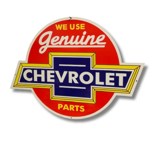 Chevy Genuine Parts Wall Sign Metal Signs