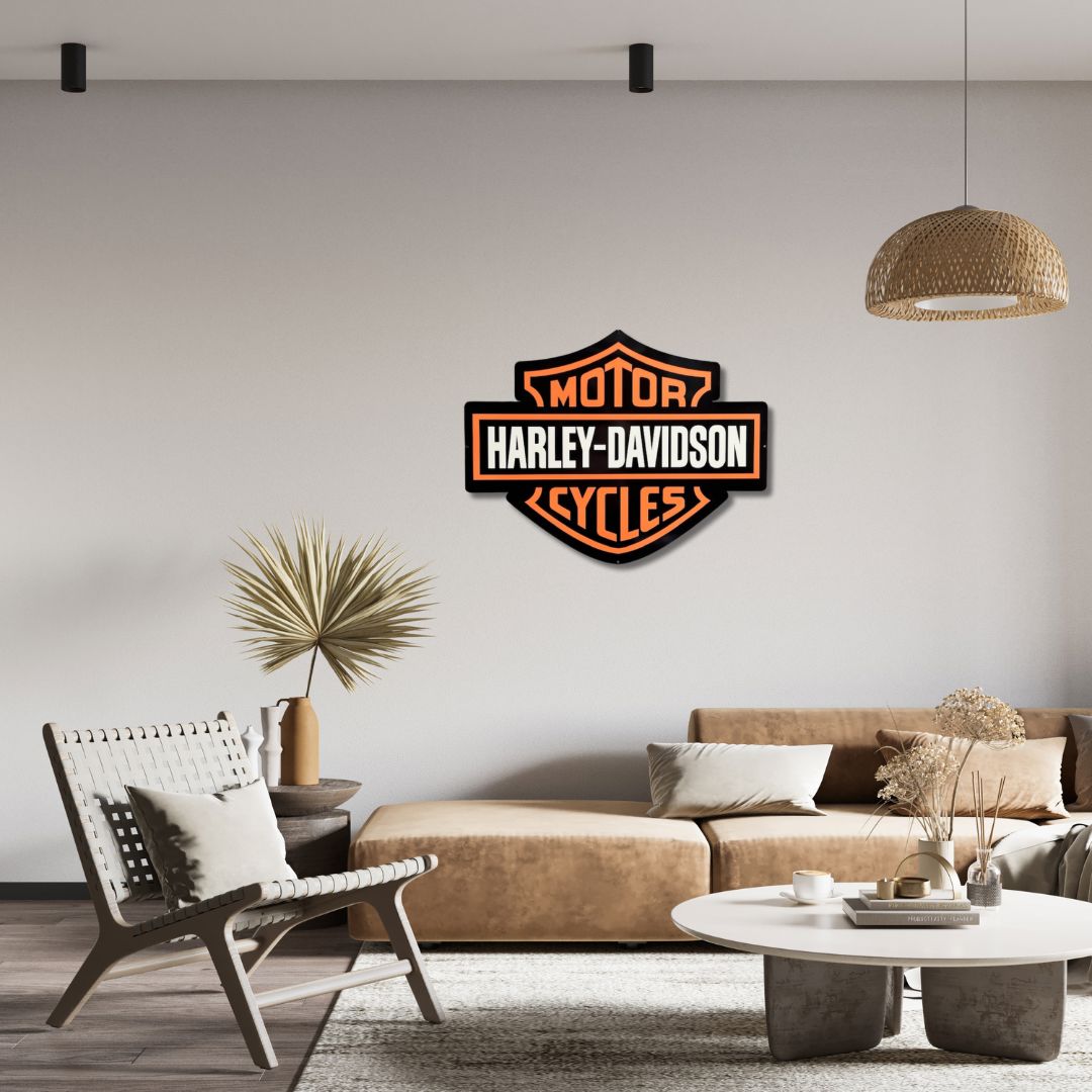 Harley Shield Wall Sign Metal Signs