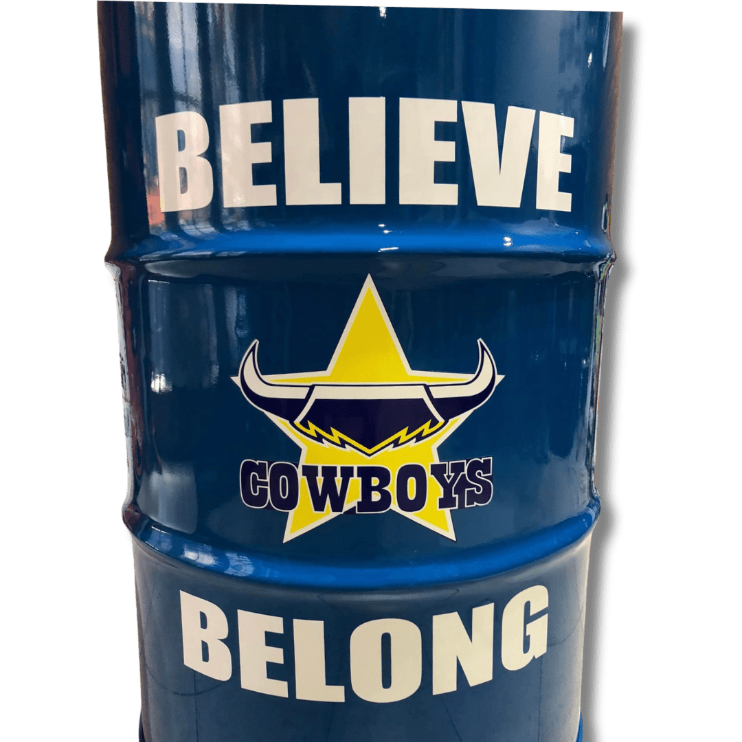 Cowboys Drum Table Drum Barrel
